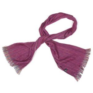 Winterbourne Alpaca Andean Neck Scarf Luscious Berry Purple Fringe - 664